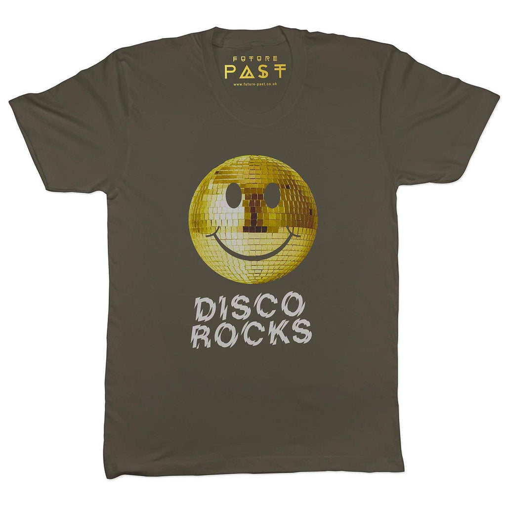 Disco Rocks T-Shirt / Khaki-Future Past-Essential Republik