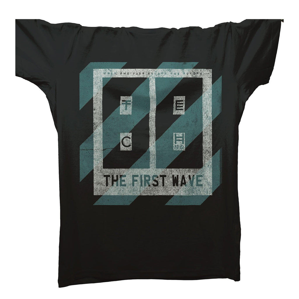 Techno 88 First Wave T-Shirt / Black-Robot Rave-Essential Republik