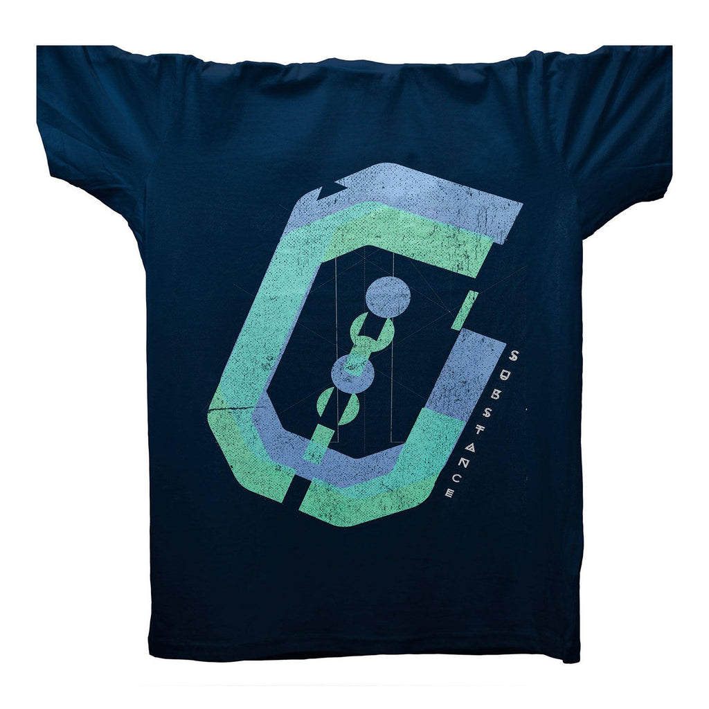 This Is Substance T-Shirt / Navy-Robot Rave-Essential Republik