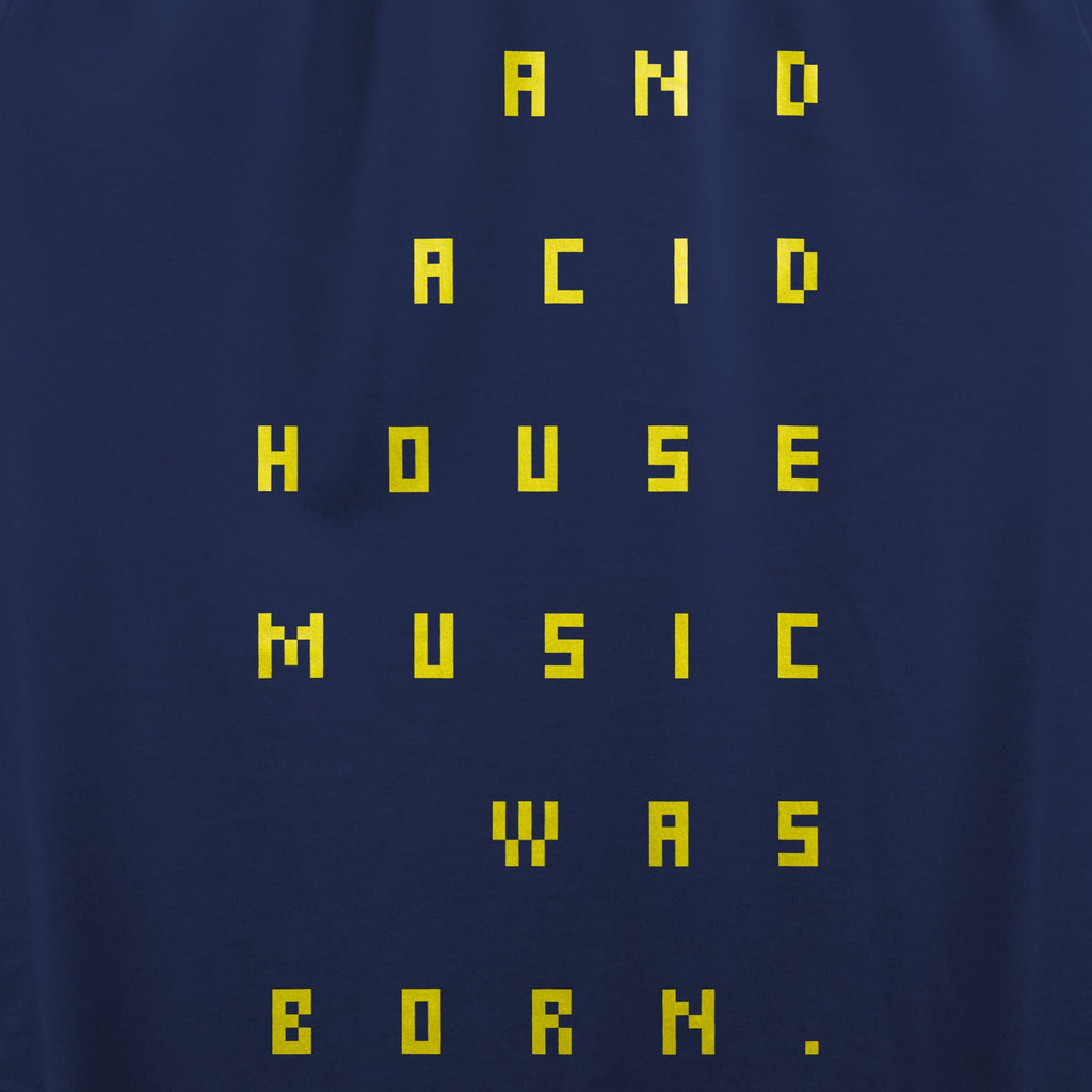 And Acid House Music Was Born T-Shirt / Navy-Robot Rave-Essential Republik