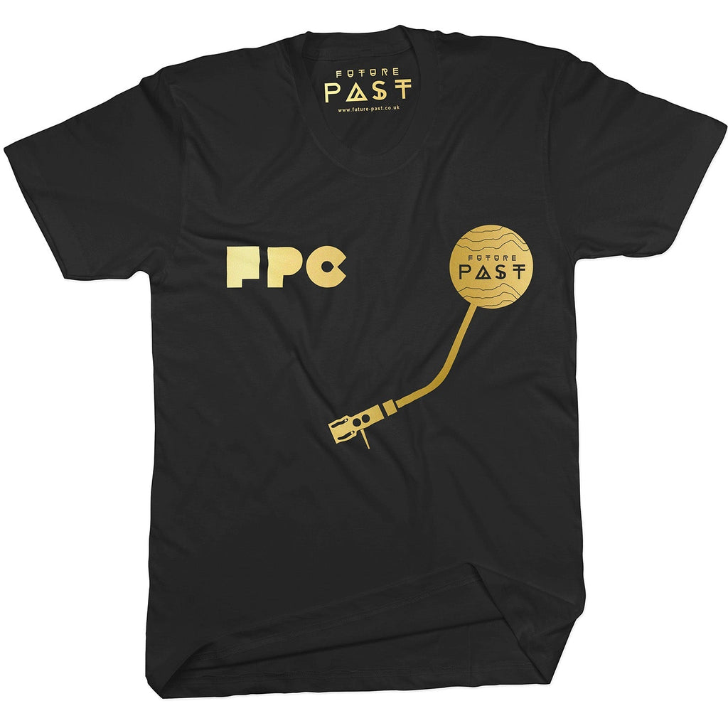 FPC01 Future Past Gold T-Shirt / Black-Future Past-Essential Republik