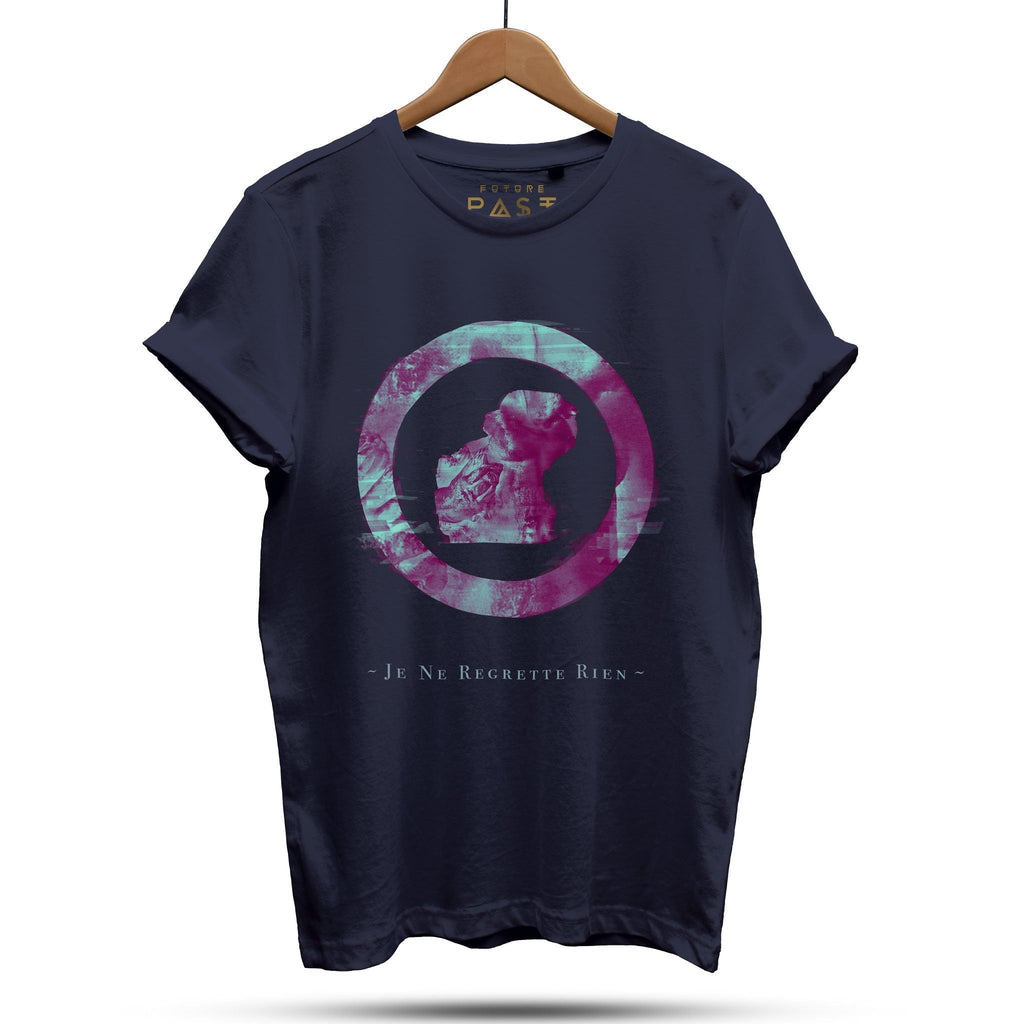 I Regret Nothing T-Shirt / Navy-Future Past-Essential Republik