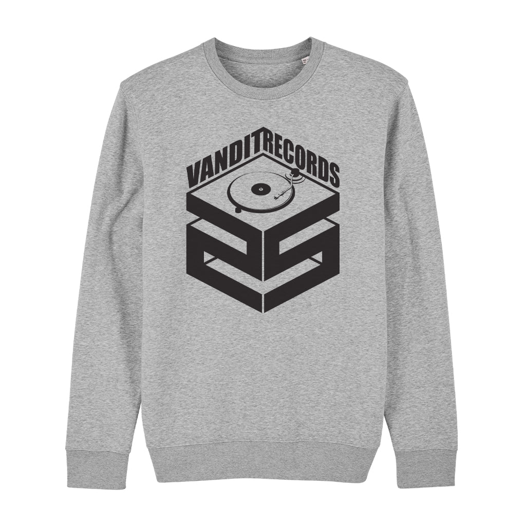 VANDIT Records 25 Years Turntable Unisex Iconic Sweatshirt-Paul van Dyk-Essential Republik