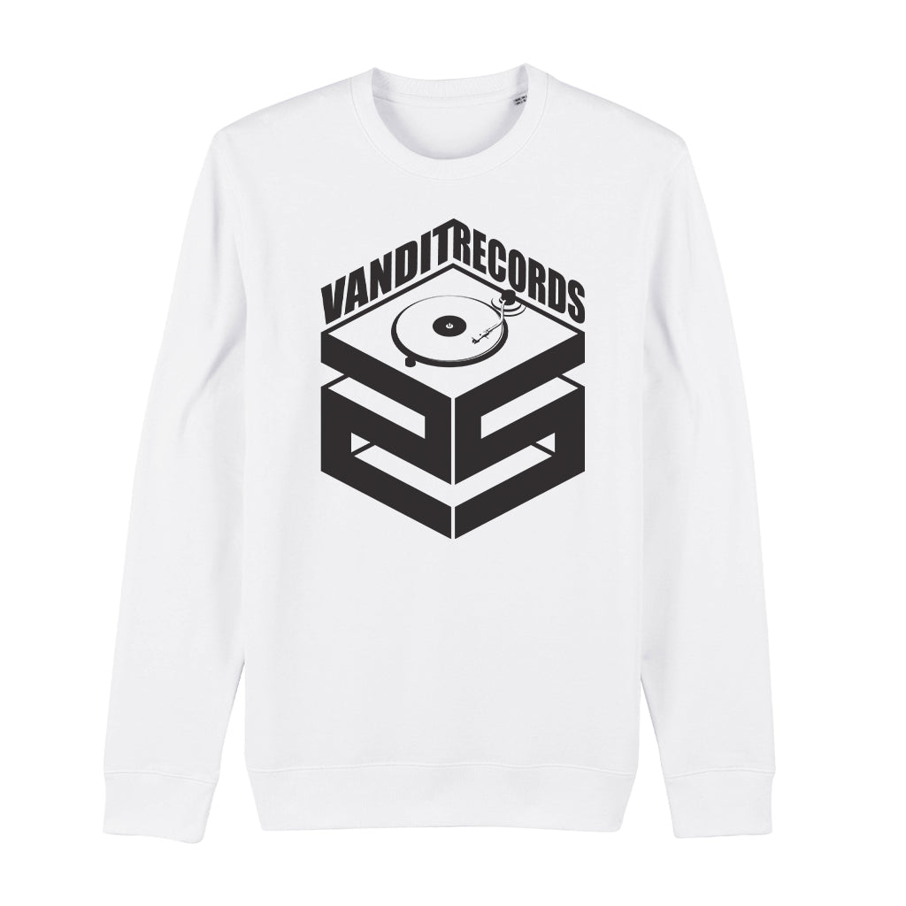 VANDIT Records 25 Years Turntable Unisex Iconic Sweatshirt-Paul van Dyk-Essential Republik
