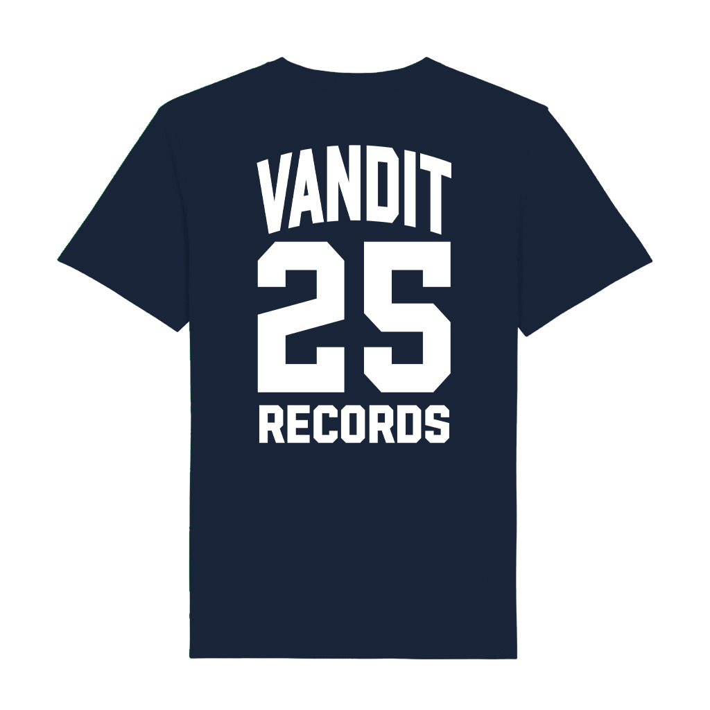 VANDIT Records 25 Years Front And Back Print Unisex Organic T-Shirt-Paul van Dyk-Essential Republik