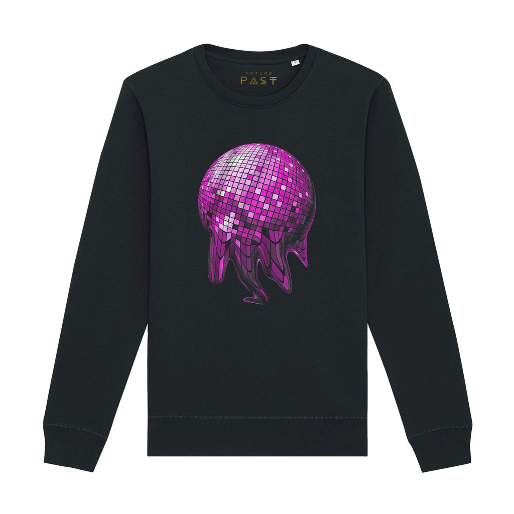 Melted Disco Ball Premium Sweatshirt / Black-Future Past-Essential Republik