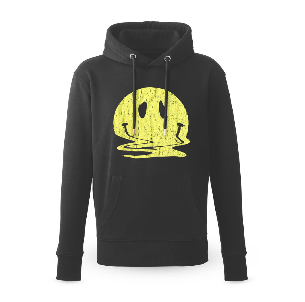 Melted Smiler Hoodie / Black-Future Past-Essential Republik