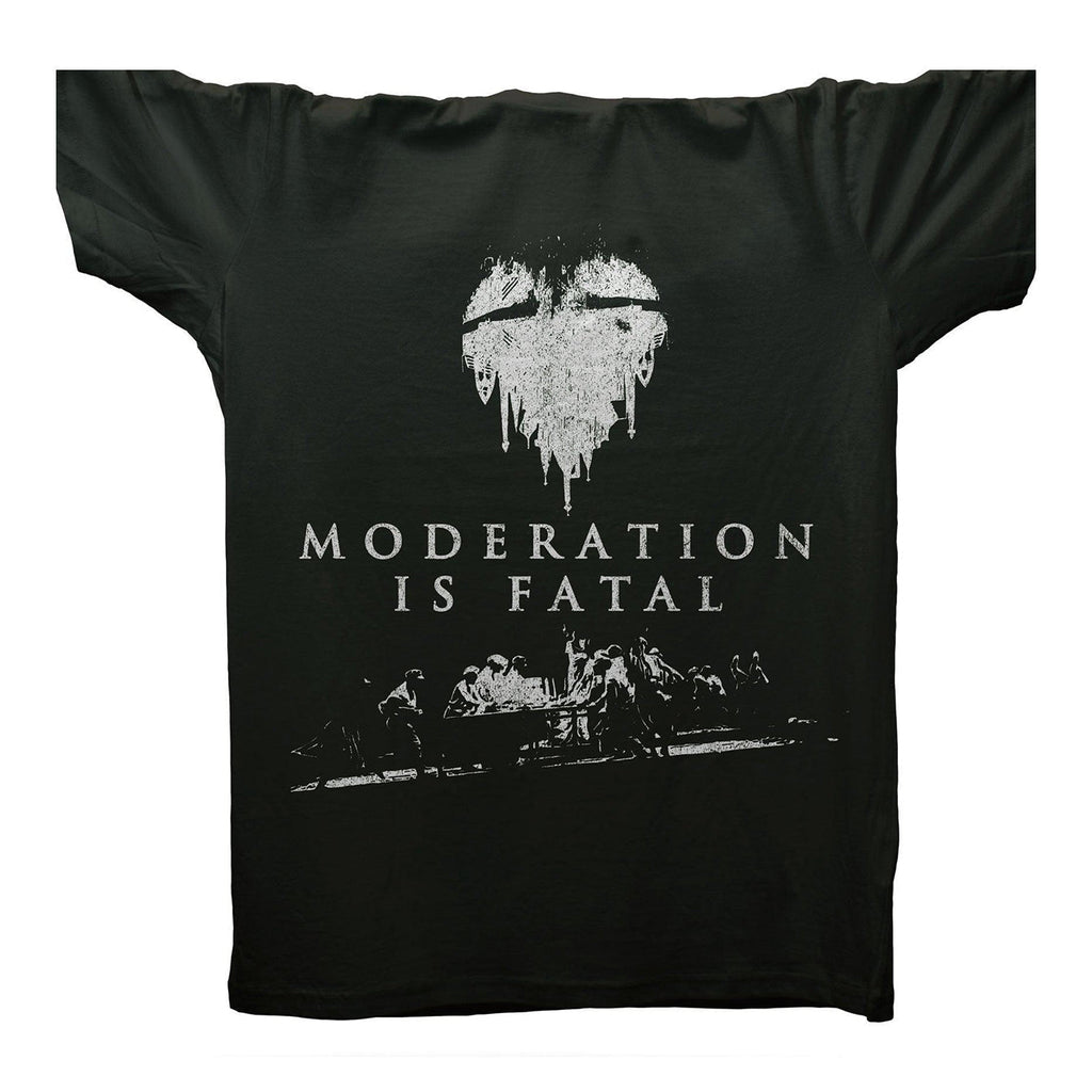 Moderation Is Fatal T-Shirt / Black-Future Past-Essential Republik