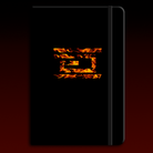 Drumcode fire print logo notebook in black-Drumcode-Essential Republik