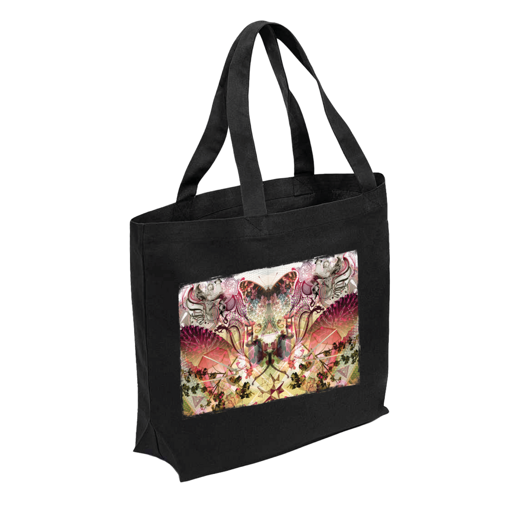 Renaissance Danny Howells Butterfly Organic Premium Cotton Maxi Tote Bag-Renaissance-Essential Republik