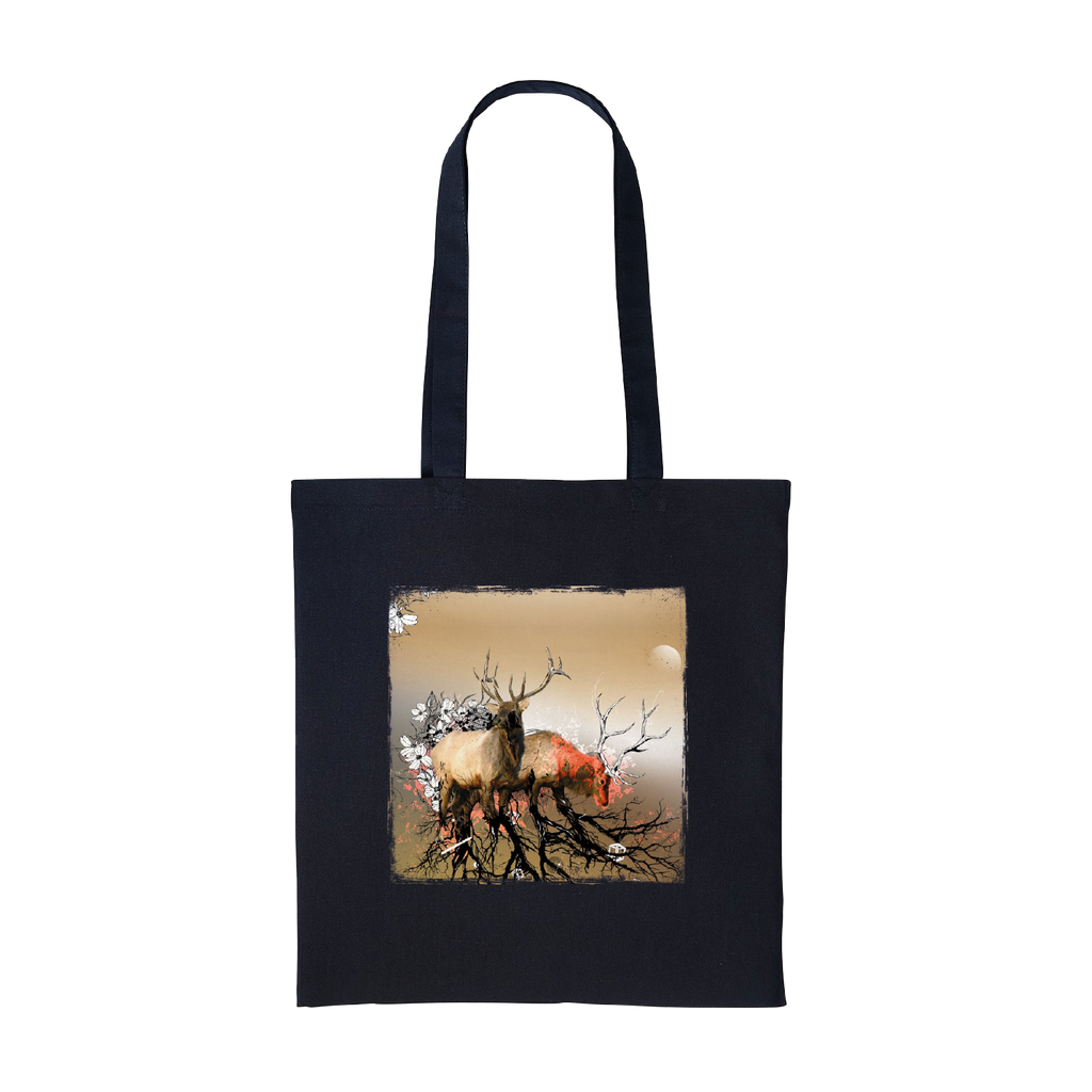 Renaissance Gui Boratto Stag Cotton Shopper Tote Bag-Renaissance-Essential Republik