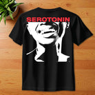 Joris Voorn Serotonin pure joy print oversized t shirt in black-Joris Voorn-Essential Republik