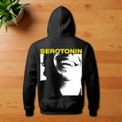 Joris Voorn Serotonin smile print pullover hoodie in black-Joris Voorn-Essential Republik