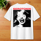 Joris Voorn Serotonin print oversized t shirt in white-Essential Republik-Essential Republik