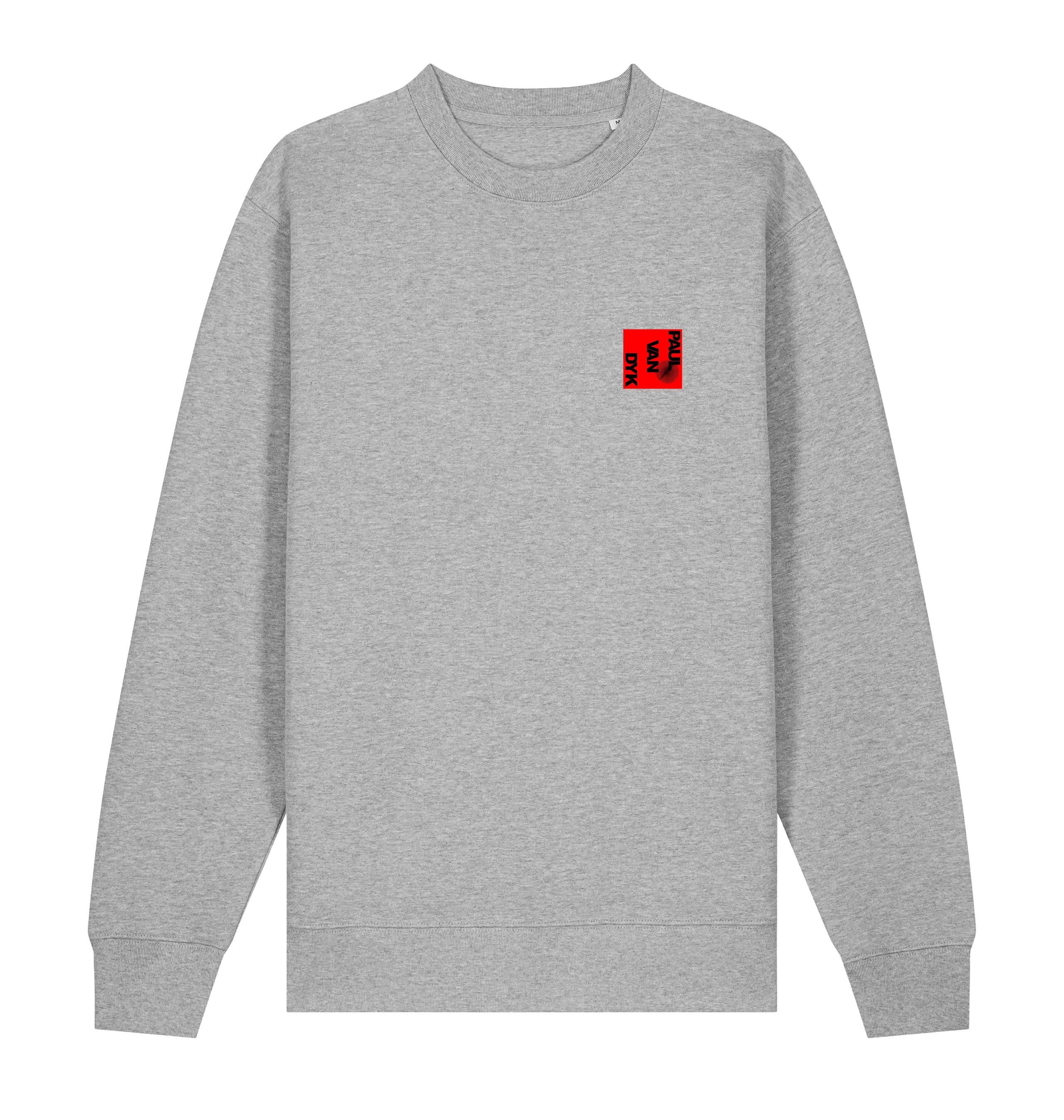 Paul Van Dyk photo red block unisex sweatshirt in grey-Essential Republik-Essential Republik