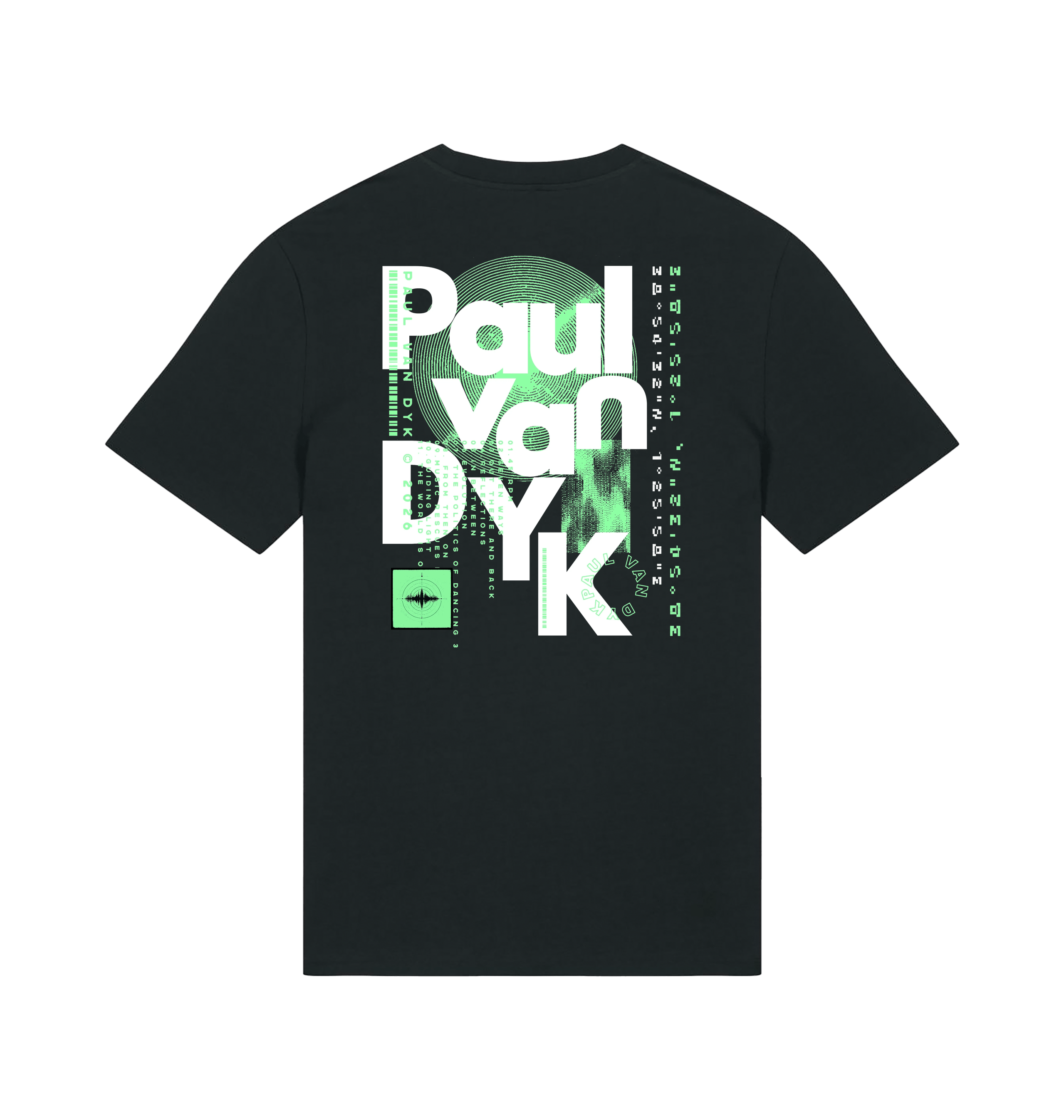Paul Van Dyk mixed text unisex dark t shirt-Essential Republik-Essential Republik