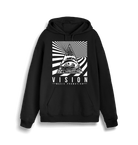 Blood & Sweat Official Vision Collaboration Unisex Black Hoodie-Essential Republik-Essential Republik