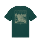 Glazed Green Printed T-shirt Back