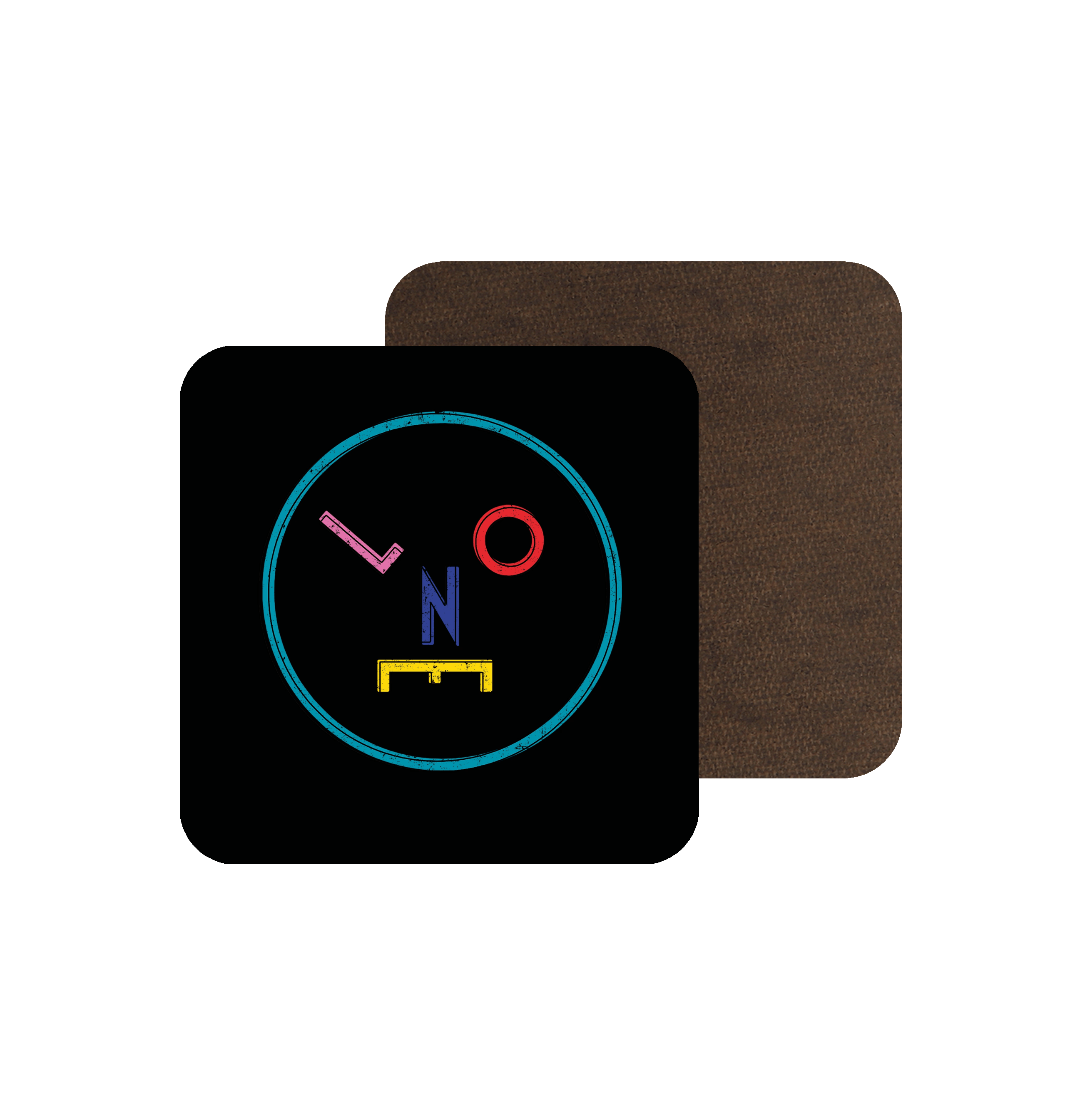 LNOE Colours coaster in blue-LNOE-Essential Republik