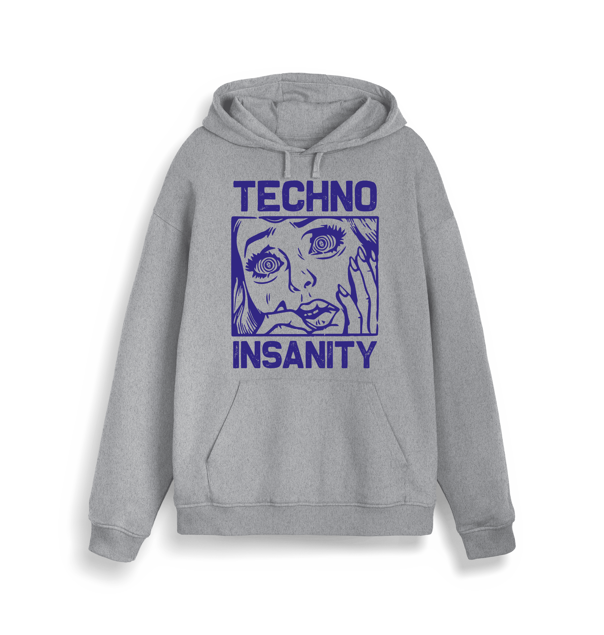 Blood & Sweat Techno Insanity Unisex Hoodie-Essential Republik-Essential Republik