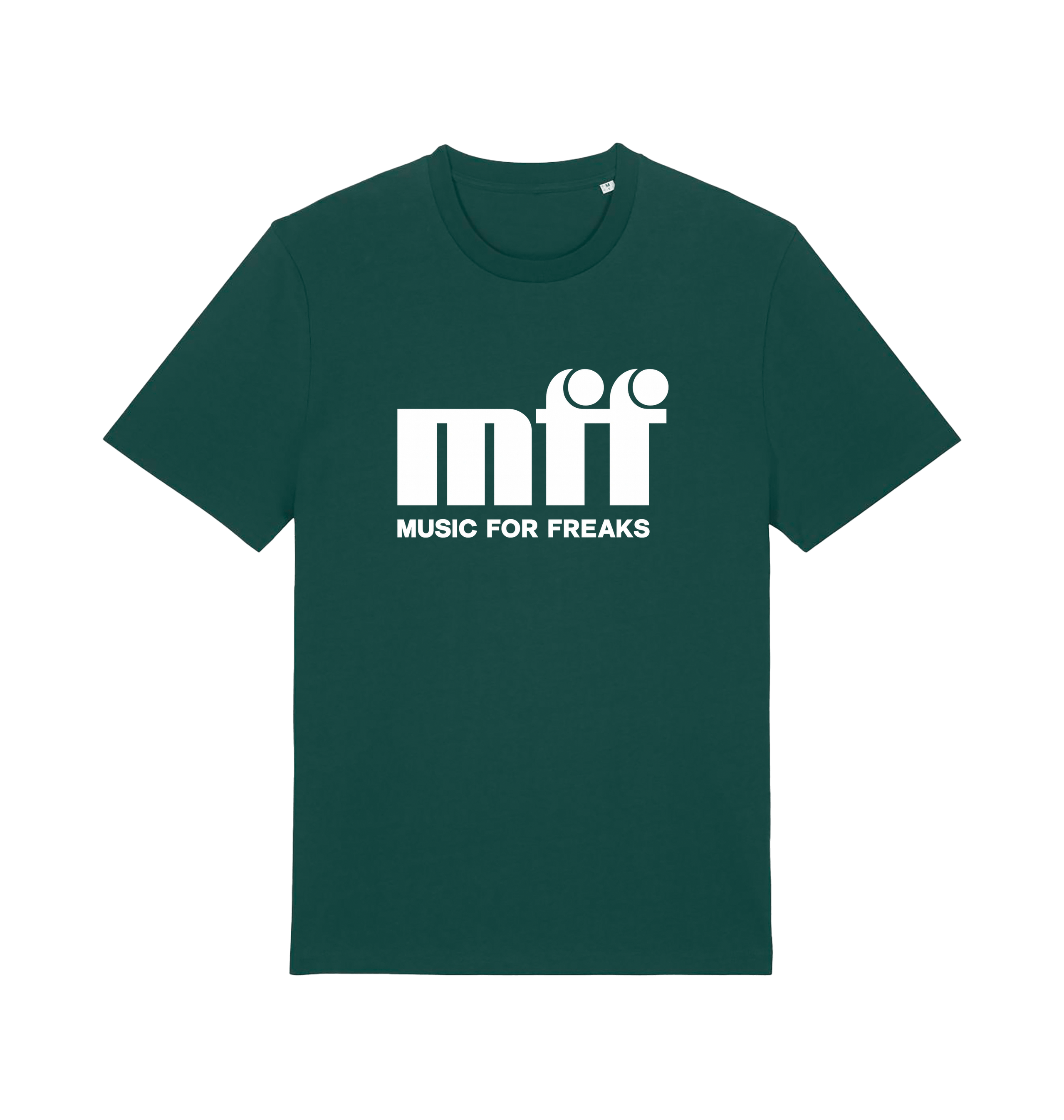 MFF logo unisex t shirt in green-Music For Freaks-Essential Republik