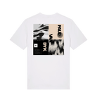 White Printed T-shirt Back