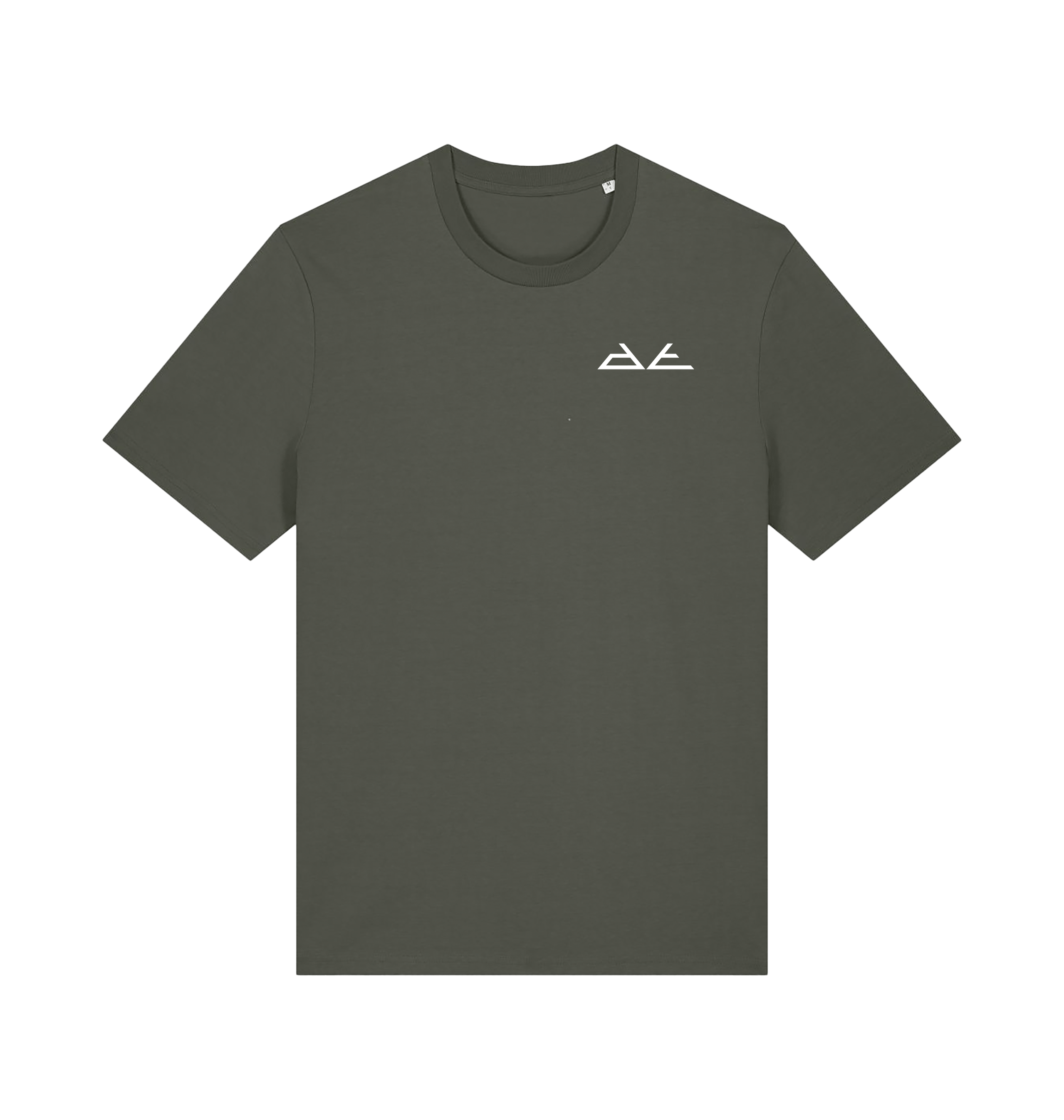 Danny Tenaglia Pyramid Logo Front And Back Print Men's Organic Khaki T Shirt-Essential Republik-Essential Republik