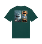 Glazed Green Printed T-shirt Back