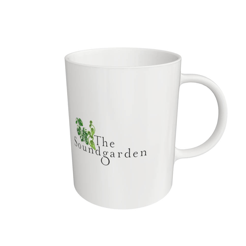 The Soundgarden Foliage Logo White Mug-The Soundgarden-Essential Republik