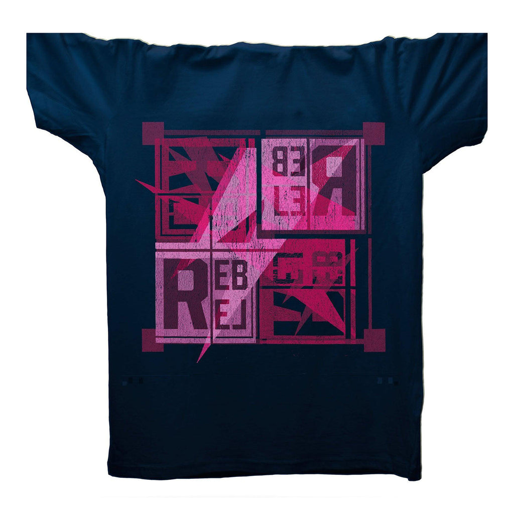 House Rebel T-Shirt / Navy-Robot Rave-Essential Republik