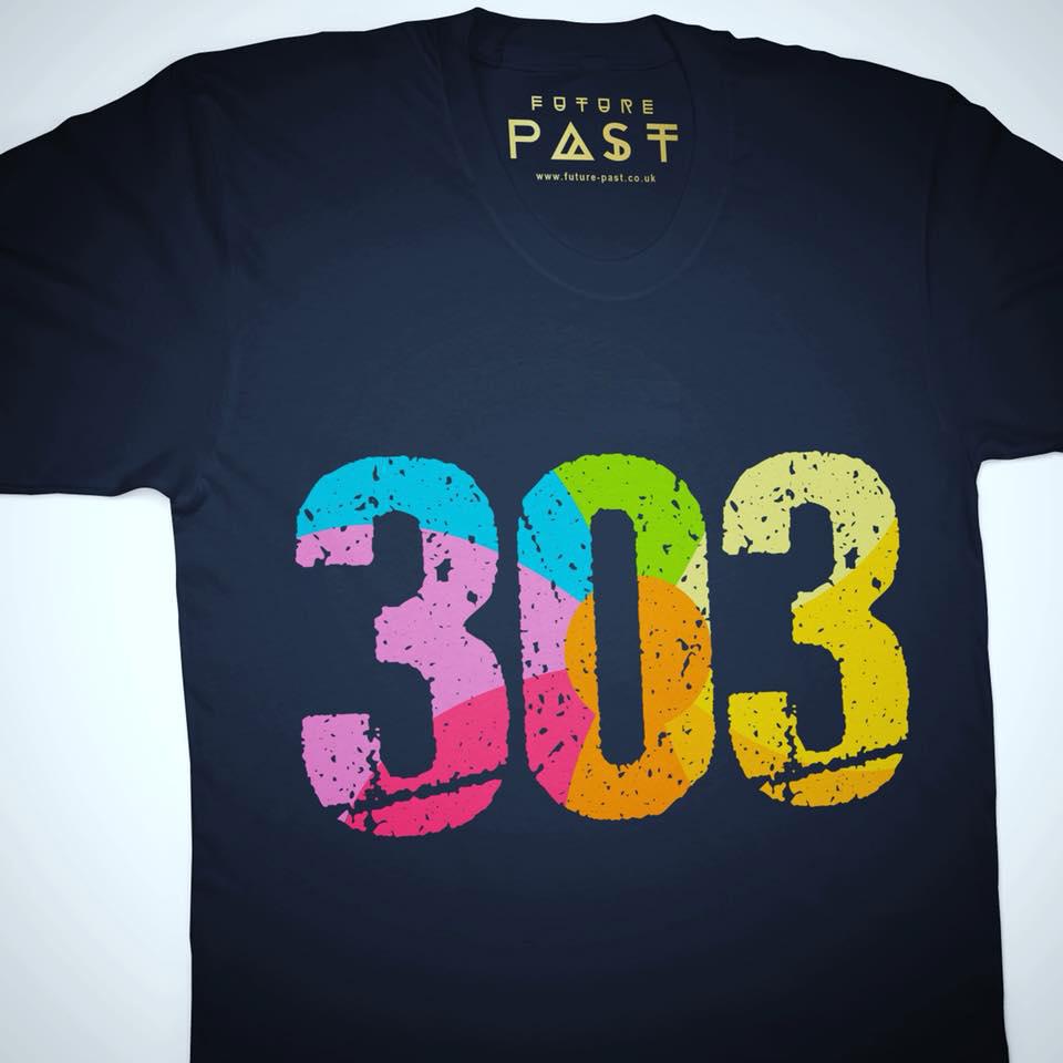 Future Past 303 T-Shirt / Navy-Future Past-Essential Republik