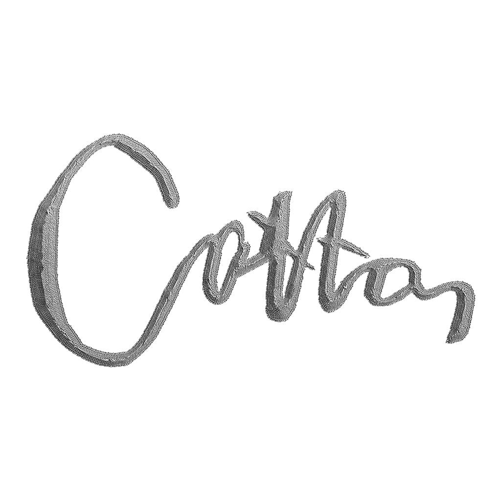 Grey Embroidered Cotton Text Cotton Bath Towel-Cotton Lifestyle-Essential Republik