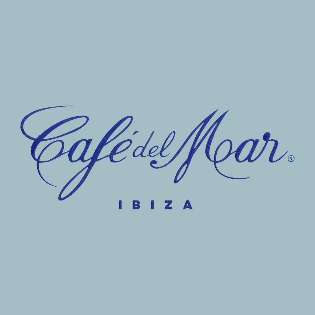 Café del Mar Ibiza Blue Embroidered Logo Unisex Sweatshirt-Café del Mar-Essential Republik