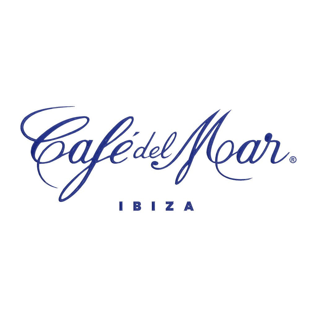 Café del Mar Ibiza Blue Embroidered Logo Women's College Hooded Sweatshirt-Café del Mar-Essential Republik