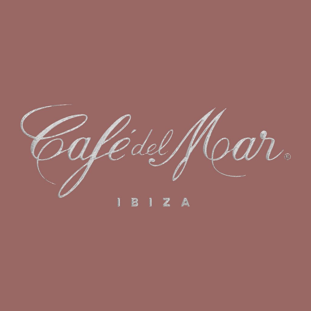 Café del Mar Ibiza White Embroidered Logo Unisex Sweatshirt-Café del Mar-Essential Republik