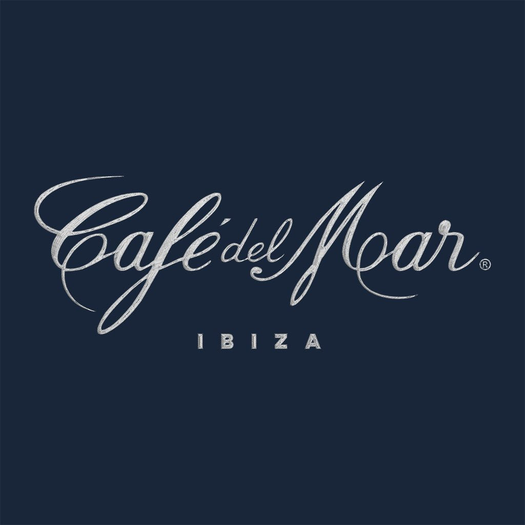 Café del Mar Ibiza White Embroidered Logo Cotton Bath Towel-Café del Mar-Essential Republik
