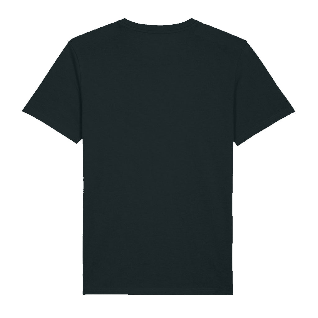 Global Underground Black Embroidered Brush Logo Unisex Organic T-Shirt-Global Underground-Essential Republik