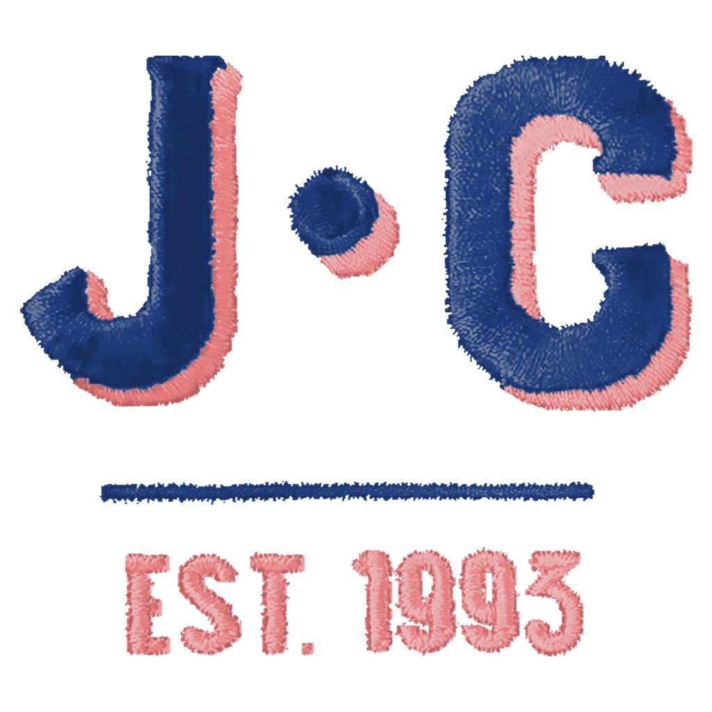 Jockey Club EST 1993 Blue And Red Embroidered Text Men's Jersey Vest-Jockey Club-Essential Republik