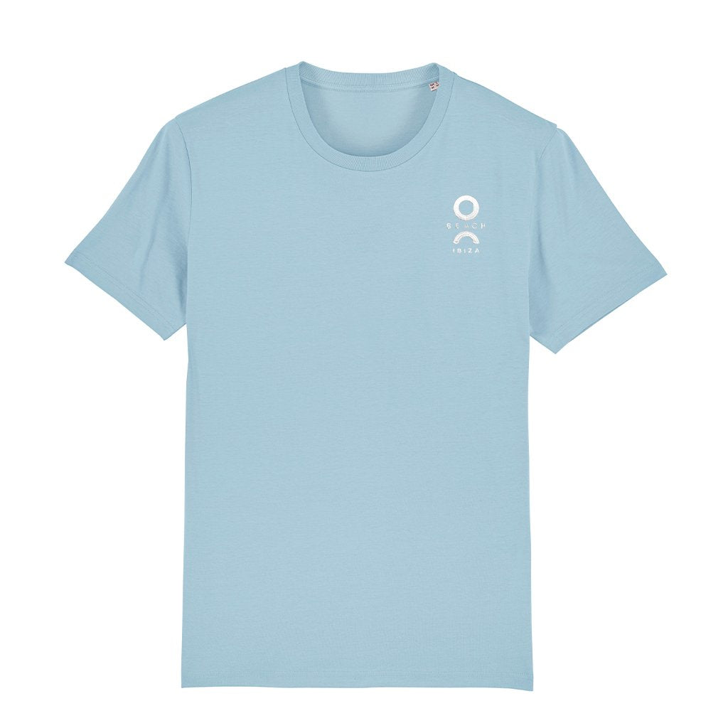 O Beach Embroidered Logo Men's Organic T-Shirt-O Beach-Essential Republik