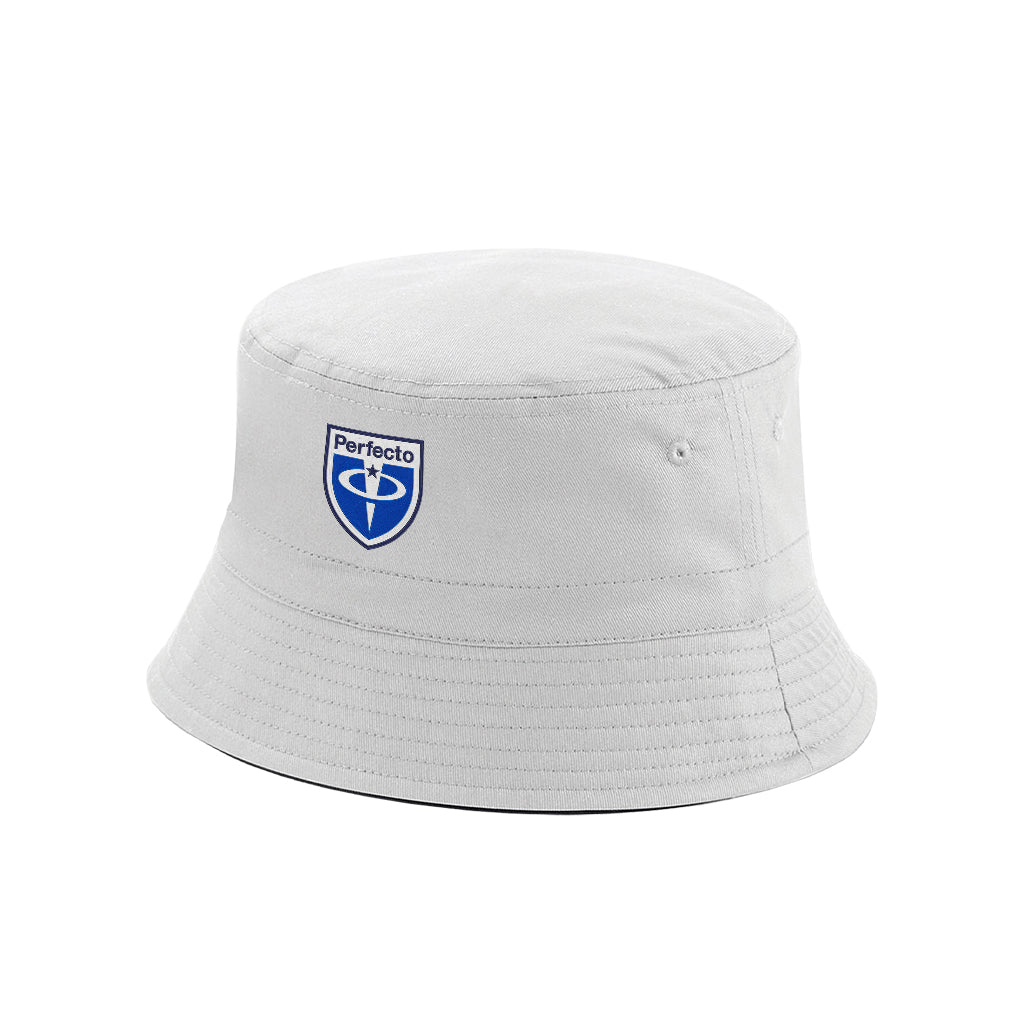 Paul Oakenfold Perfecto Records Navy And Royal Blue Embroidered Logo Reversible Bucket Hat-Paul Oakenfold-Essential Republik
