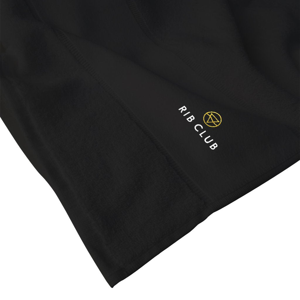 Rib Club Yellow And White Embroidered Logo Cotton Towel-Rib Club-Essential Republik