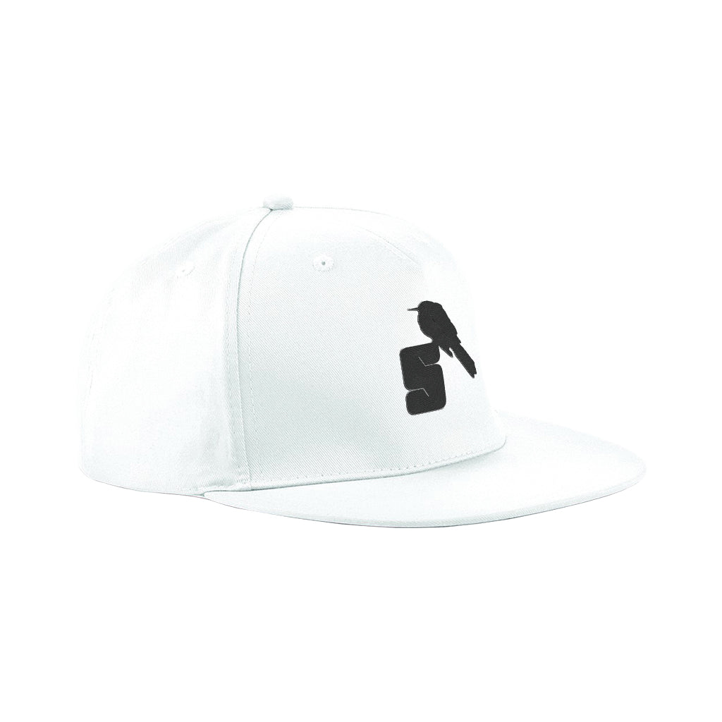 SAYTEK Black Embroidered S Logo Snapback Rapper Cap-SAYTEK-Essential Republik