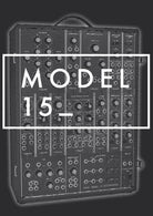 Model-15 Synthesiser T-Shirt / Black-Future Past-Essential Republik