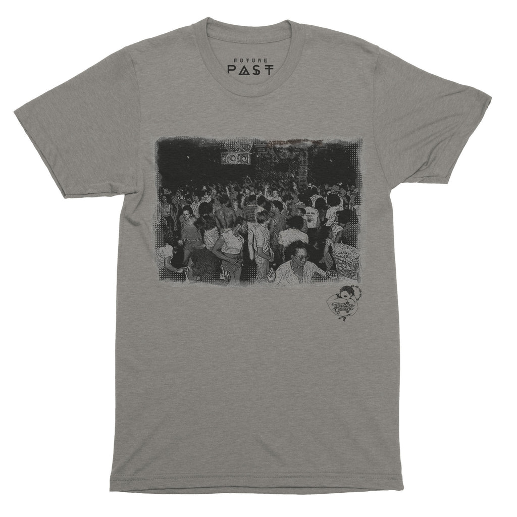 Tribute To Paradise Garage T-Shirt / Grey-Future Past-Essential Republik
