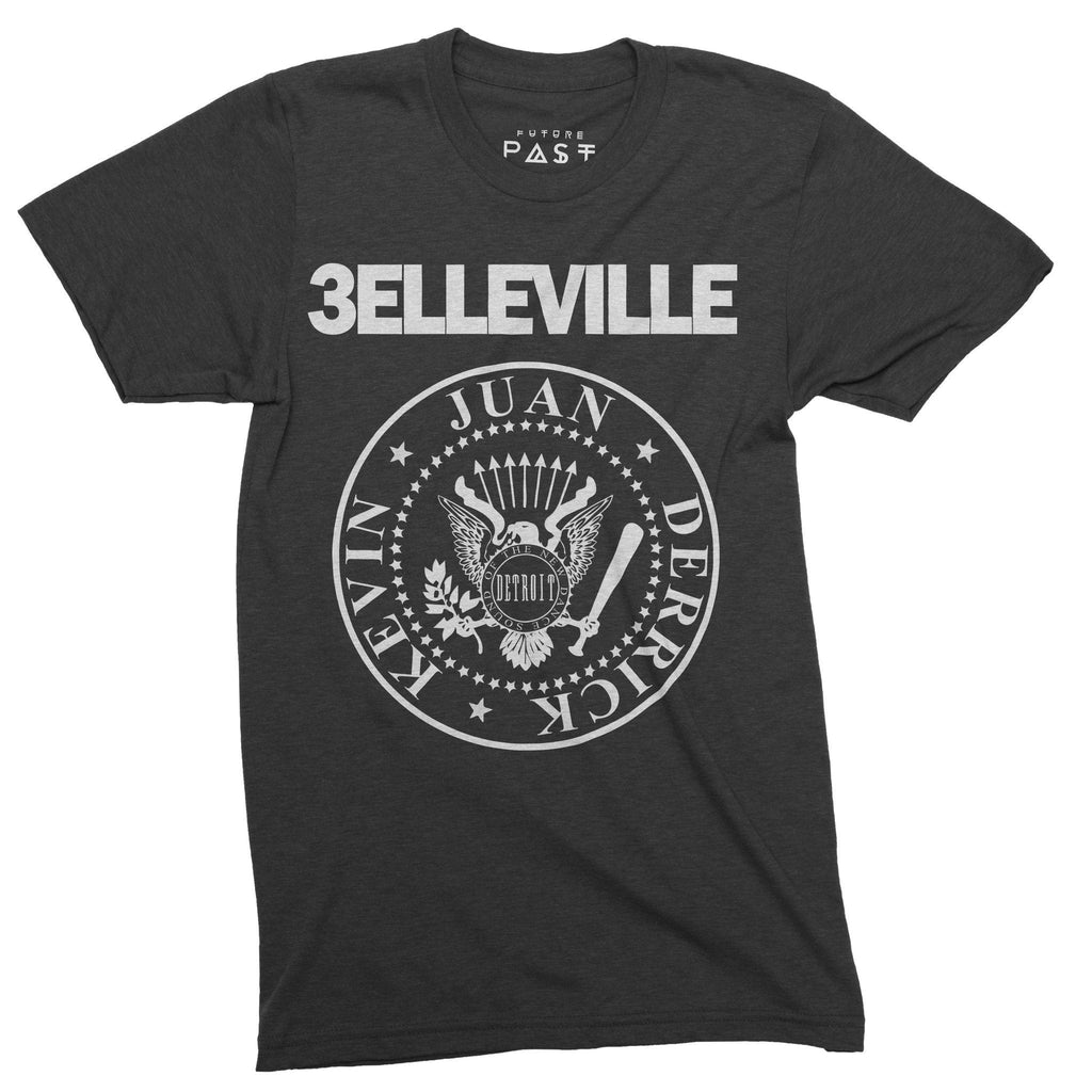 Belleville Three Detroit Techno T-Shirt / Black-Future Past-Essential Republik