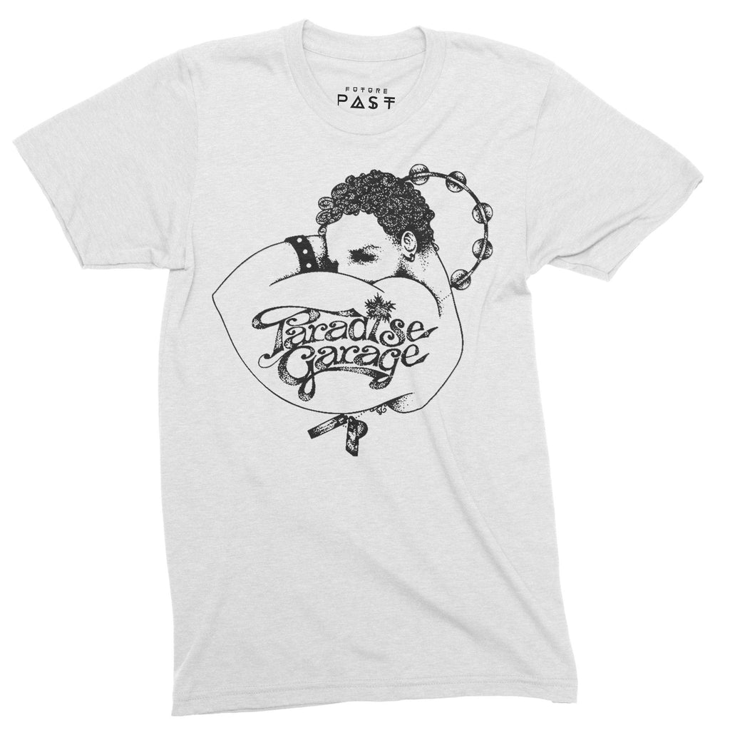 Classic Paradise Garage T-Shirt / White-Future Past-Essential Republik
