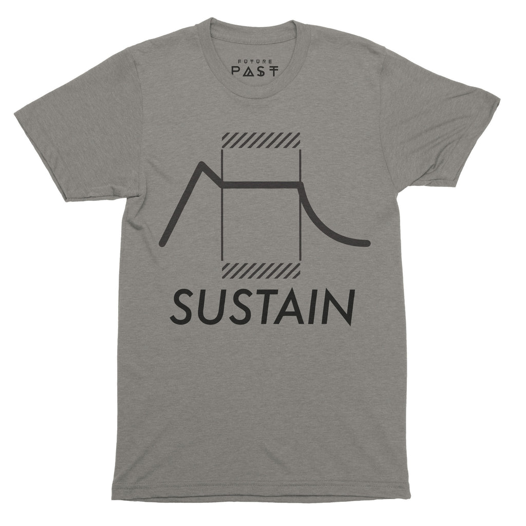 Sustain Envelope Analog T-Shirt / Grey-Future Past-Essential Republik