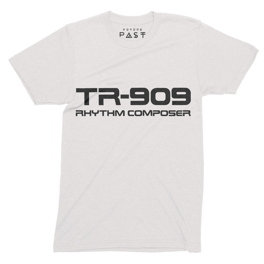909 Inspired Logo T-Shirt / White-Future Past-Essential Republik