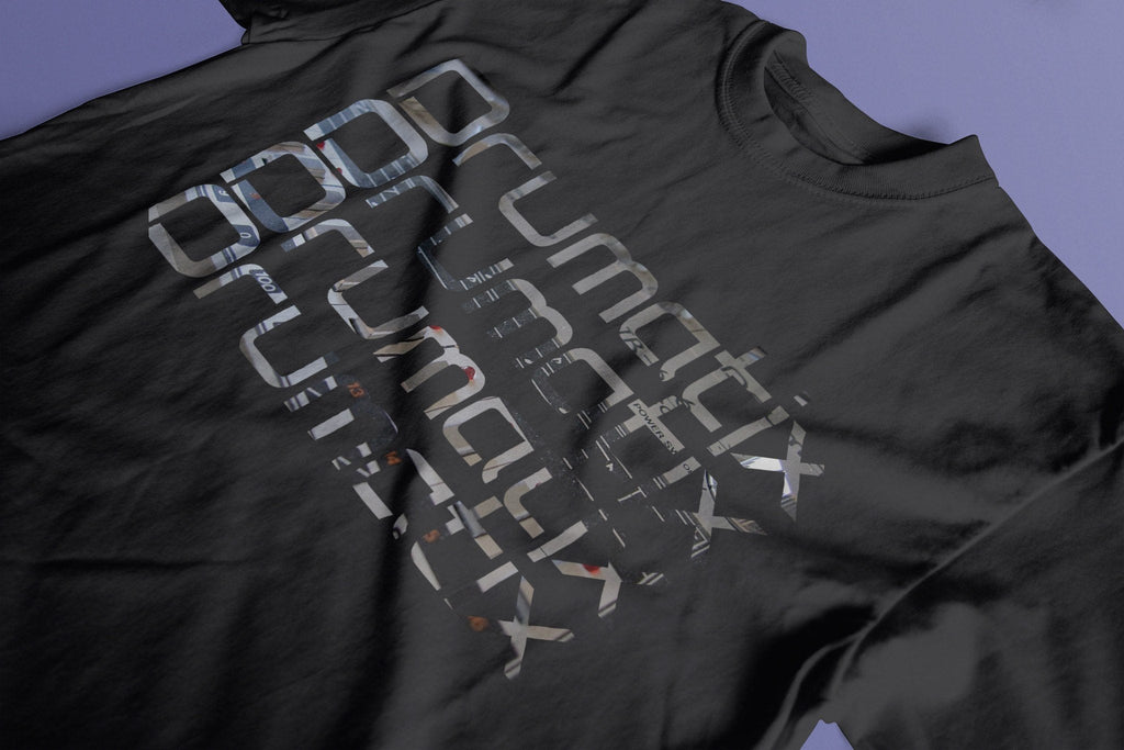 Drumatix T-Shirt / Black-Future Past-Essential Republik