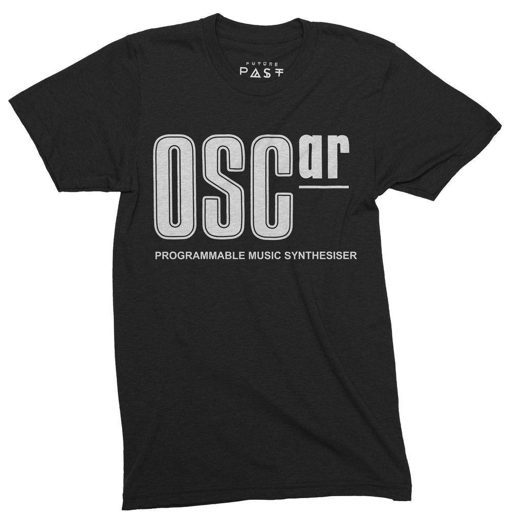 OSCar Synthesiser Tribute T-Shirt / Black-Future Past-Essential Republik